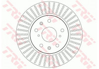 Disque de frein DF7398 TRW