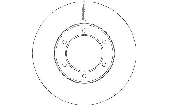 Disque de frein DF7412 TRW, Image 2