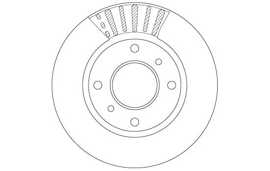 Disque de frein DF7452 TRW, Image 2