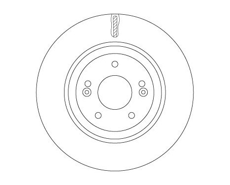 Disque de frein DF7592 TRW