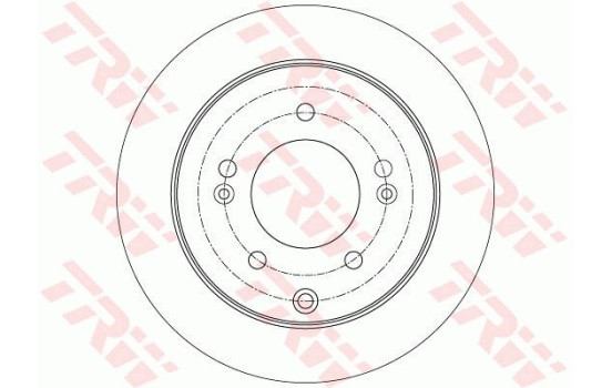 Disque de frein DF7819 TRW