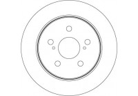 Disque de frein DF8335 TRW