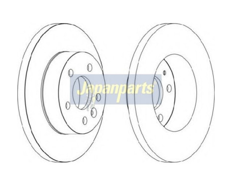 Disque de frein DI-0565 Japanparts