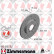 Disque de frein DISQUE DE FREIN SPORT COAT Z 150.1257.52 Zimmermann, Vignette 2