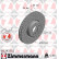 Disque de frein DISQUE DE FREIN SPORT COAT Z 150.2937.52 Zimmermann, Vignette 2