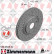 Disque de frein DISQUE DE FREIN SPORT COAT Z 590.2825.52 Zimmermann, Vignette 2
