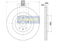Disque de frein DP-0911 Japanparts