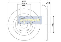 Disque de frein DP-427 Japanparts
