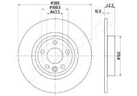 Disque de frein DP-L10 Japanparts