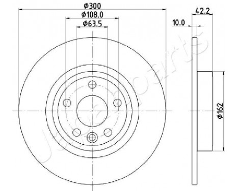Disque de frein DP-L10 Japanparts