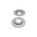 Disque de frein enduit BR-10075-C Kavo parts, Vignette 4