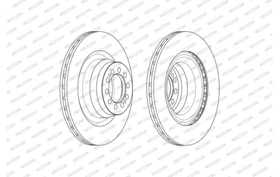 Disque de frein FCR371A Ferodo, Image 2