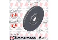 Disque de frein FORMULA Z 100.4701.70 Zimmermann