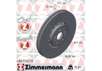 Disque de frein FORMULA Z 400.5561.70 Zimmermann