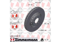 Disque de frein FORMULA Z 460.4528.70 Zimmermann