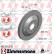 Disque de frein FORMULA Z DISQUE DE FREIN 100.3353.75 Zimmermann, Vignette 2