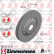 Disque de frein FORMULA Z DISQUE DE FREIN 100.3374.75 Zimmermann, Vignette 2