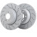 Disque de frein FORMULA Z DISQUE DE FREIN 150.3460.70 Zimmermann