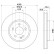 Disque de frein HC 8DD 355 131-941 Hella