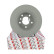 Disque de frein High Carbon DDF1285C Ferodo, Vignette 7