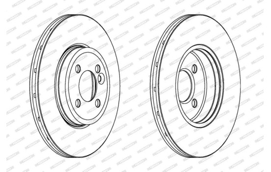 Disque de frein High Carbon DDF1711C Ferodo