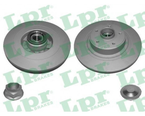 Disque de frein HUB BRAKE DISC - FULL COATED R1019PRCA Lpr