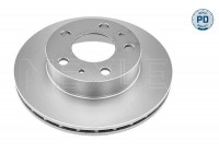 Disque de frein MEYLE-PD: Advanced design and technology. 283 521 0003/PD