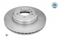 Disque de frein MEYLE-PD: Advanced design and technology. 383 521 1007/PD