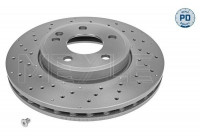 Disque de frein MEYLE-PD Quality 083 521 0022/PD
