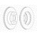 Disque de frein PREMIER Coat+ disc DDF1005C Ferodo, Vignette 2