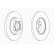 Disque de frein PREMIER Coat+ disc DDF1011C Ferodo, Vignette 2