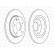 Disque de frein PREMIER Coat+ disc DDF1034C Ferodo, Vignette 2
