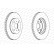 Disque de frein PREMIER Coat+ disc DDF1149C Ferodo, Vignette 2