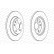 Disque de frein PREMIER Coat+ disc DDF1158C Ferodo, Vignette 2