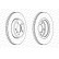 Disque de frein PREMIER Coat+ disc DDF1174C-1 Ferodo, Vignette 2