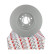 Disque de frein PREMIER Coat+ disc DDF1174C-1 Ferodo, Vignette 3