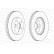 Disque de frein PREMIER Coat+ disc DDF1203C Ferodo