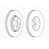 Disque de frein PREMIER Coat+ disc DDF1204C-1 Ferodo, Vignette 2