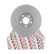 Disque de frein PREMIER Coat+ disc DDF1204C-1 Ferodo, Vignette 3