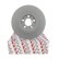 Disque de frein PREMIER Coat+ disc DDF1221C Ferodo, Vignette 3