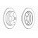 Disque de frein PREMIER Coat+ disc DDF122C Ferodo