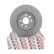 Disque de frein PREMIER Coat+ disc DDF1236C Ferodo, Vignette 3