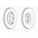 Disque de frein PREMIER Coat+ disc DDF1238C-1 Ferodo, Vignette 2
