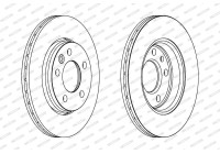 Disque de frein PREMIER Coat+ disc DDF1286C Ferodo