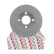 Disque de frein PREMIER Coat+ disc DDF128C Ferodo, Vignette 3