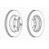 Disque de frein PREMIER Coat+ disc DDF1293C-1 Ferodo, Vignette 2