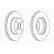 Disque de frein PREMIER Coat+ disc DDF1294C Ferodo, Vignette 2