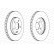 Disque de frein PREMIER Coat+ disc DDF1316C Ferodo