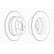 Disque de frein PREMIER Coat+ disc DDF1361C Ferodo, Vignette 2