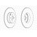Disque de frein PREMIER Coat+ disc DDF1417C Ferodo, Vignette 2